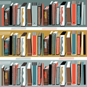 Gillian Martin GMA0298 B BOOKS SHELVES