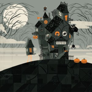 AR GRC0051 haunted house layered