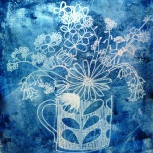 ASK239 OrlaMugandFlowers BlueWhite  TFHRA Y