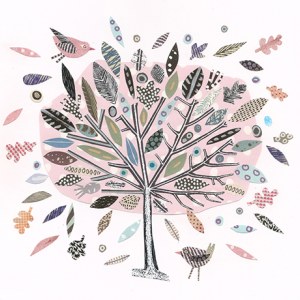 JRB0160 B little tree+birds Y