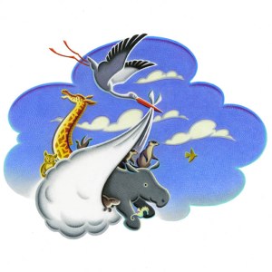 AR JTW0010 Stalk carrying animals