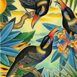 AR JTW0018 Tropical Birds