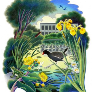 AR JTW0110 Blue print for a green landscape