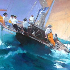 AR AE JHA0323 Racing the J Class, oils small PLPR AlisonEldred Y