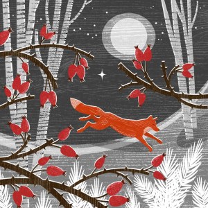 Liane Payne LPA0233 Winter wood fox TFHRA