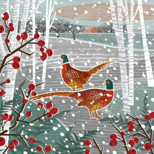 LPA0203a Snow Pheasants PLG PLMOB