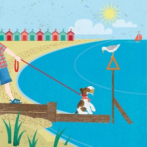 LPA0090 Dog & seagull brighter PL Y
