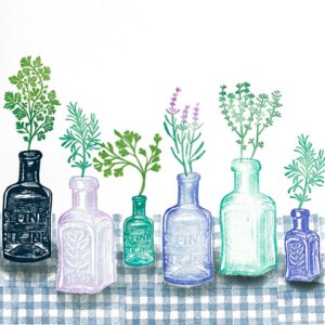 NUS0068 bottles rubber stamps FR