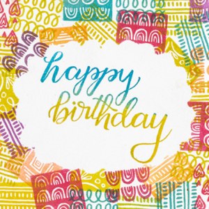 NUS0074 happy birthday card