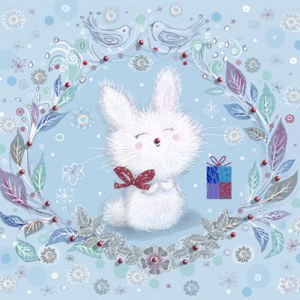 PAT0300 Christmas Bunny1 TFHRA Y