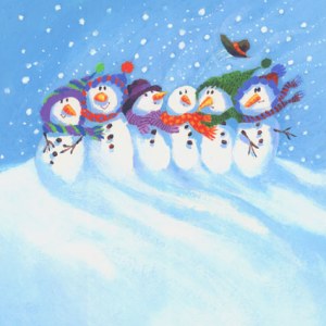 PAT0307 Huddle of Snowmen TFHRA Y