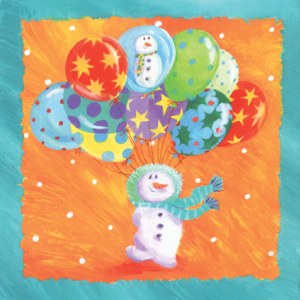 PAT0318 Snowman with Balloons TFHRA Y