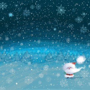 PAT0332 Santa Snow
