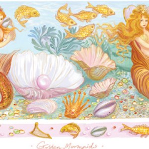 PAT0326 Golden Mermaids PLMUG Y