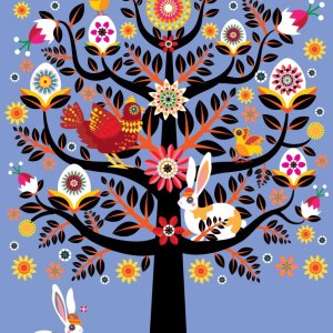 SUZANNE CARPENTER SZC0011 easterbunnytree