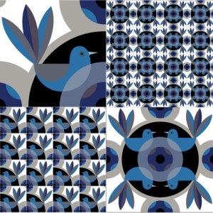 SZC0079 patternistas geometricbird