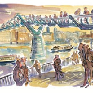AR PCX0121 Thames Foot Bridge .tiff
