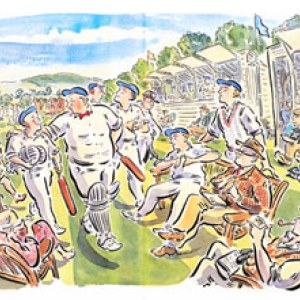 AR PCX0035 The Cricket match last man