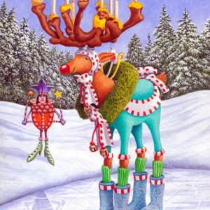 AR PLH0078 xmas reindeer