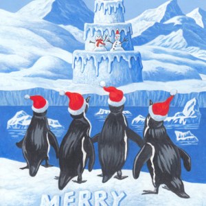 AR PLH0090 penguin card