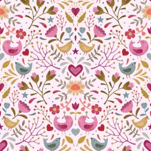SZT0673 PINK BIRDS