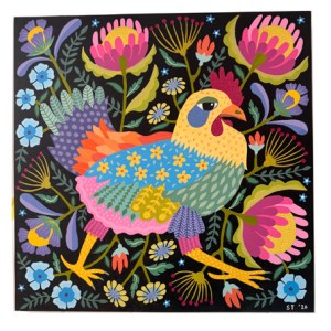 SZT0707 Strutting hen