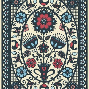 SZT0197 B FolkArtPanel colour Y
