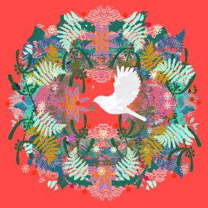 TFL0393 festive dove wreath  copy