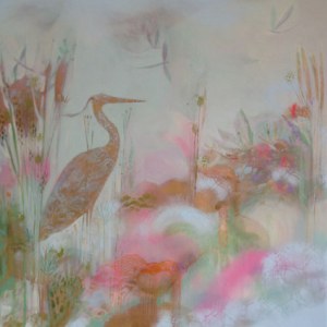TFL0334 Heron sky painting