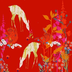 Tiffany Lynch TFL0431 autumn deer glade