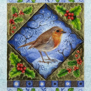Valerie Greeley VG1018 PGmistletoe robin illumination
