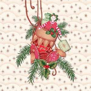 VALERIE GREELEY VG1064 TFHRA dolly stocking decoration