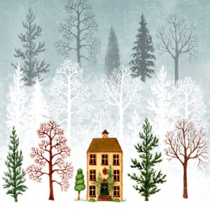 VG0732 home trees snowflakes TFHRA