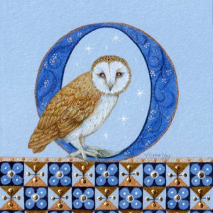 VG1111 letter O for Owl minaiture