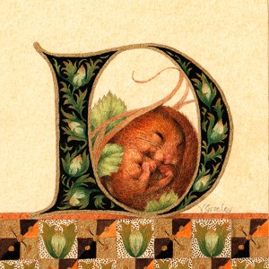 VG1115 TFHRA dormouse letter d