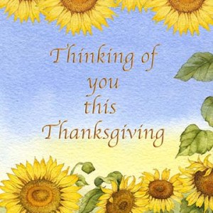 VG988 TFHRA Sunflower Thanksgiving