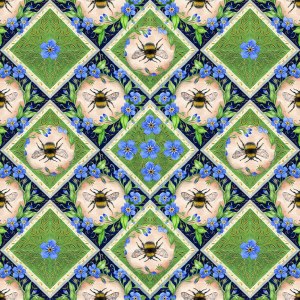 VG1073 B Don't forget the bees pattern