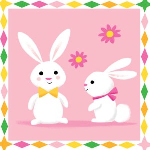 AR EMX0020 Bunnies PBN