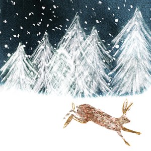 LMK0336xmaswoodlandleapinghareTFHRA Y