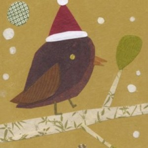 AR MIQ0028 let it snow   santa birdy