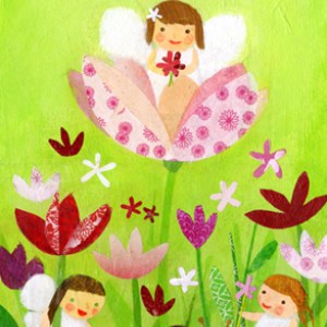 AR MIQ0012 Cards for girls green