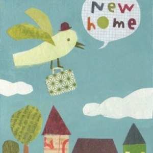 AR MIQ0031 new home bird card