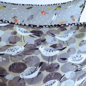 SCD0005 plovers and pebbles as fabric