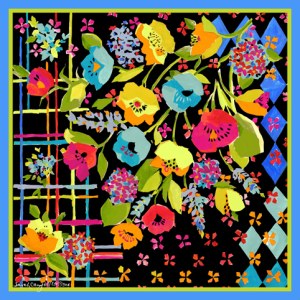 Sarah Campbell SCD0167 celebration scarf bl#26653C