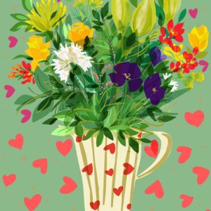 SCD0495 heartbouquet