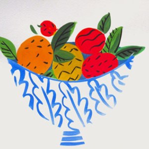 SCD0077 bowl of fruit