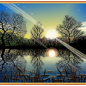 CIB0322 Tree sunset