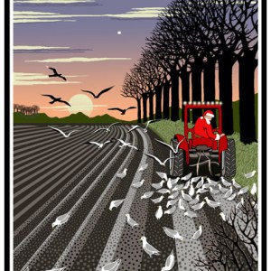 Cressida Bell CIB0341 Farmer Christmas