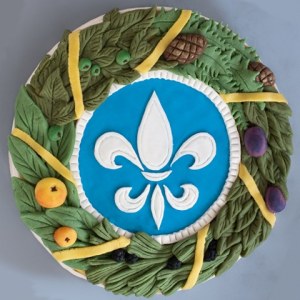 CIB0172   Fleur De Lys Cake   TFHRA