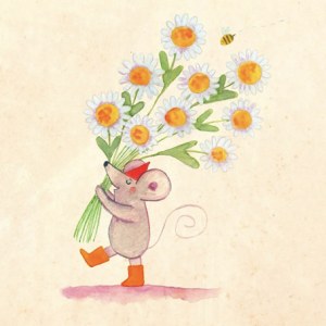 AP ALZ0033 mouse&daisies